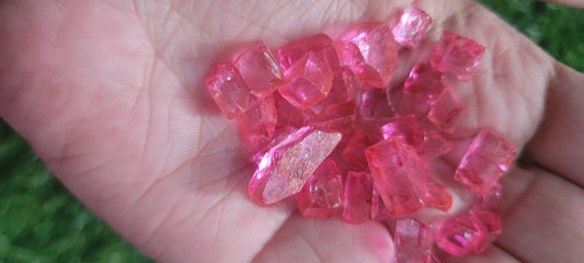 Pink Dyed Crystal
