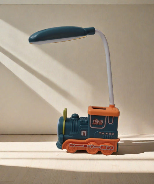 Train Design Lamp With Pen Stand