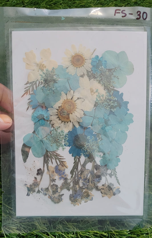 Big Pressed Mix Flower Sheet (FS-30)