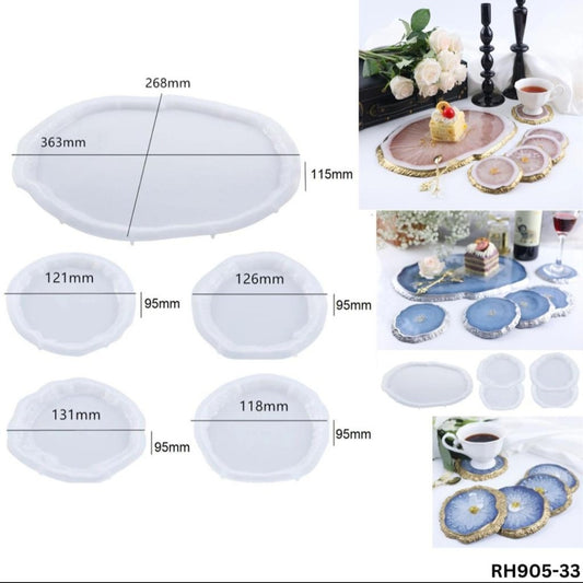 Oval tray mould