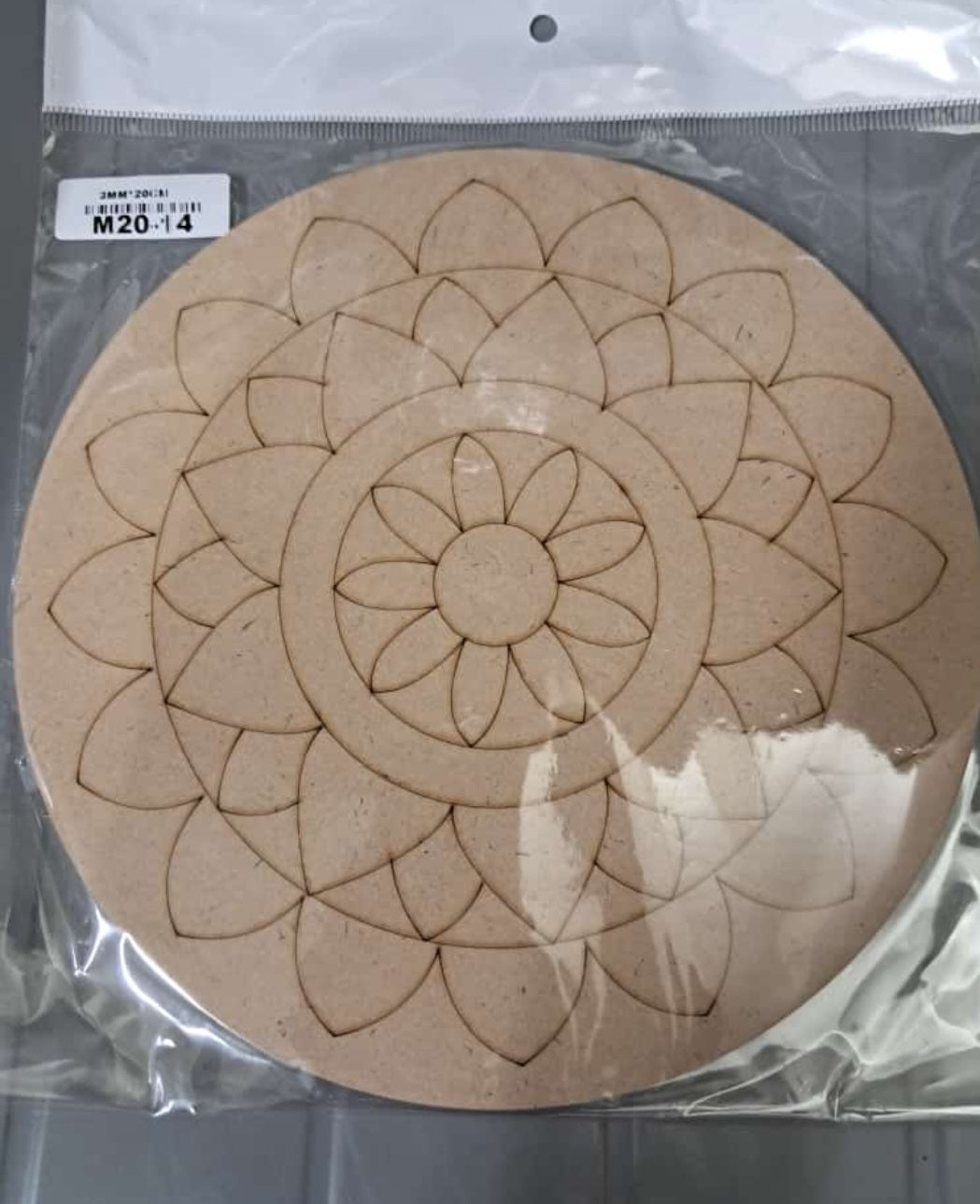 Pre-marked MDF Base - mandala