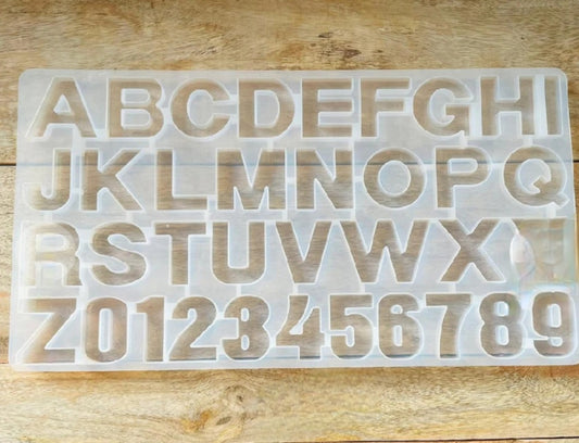 Front Alphabet HOLE Mould