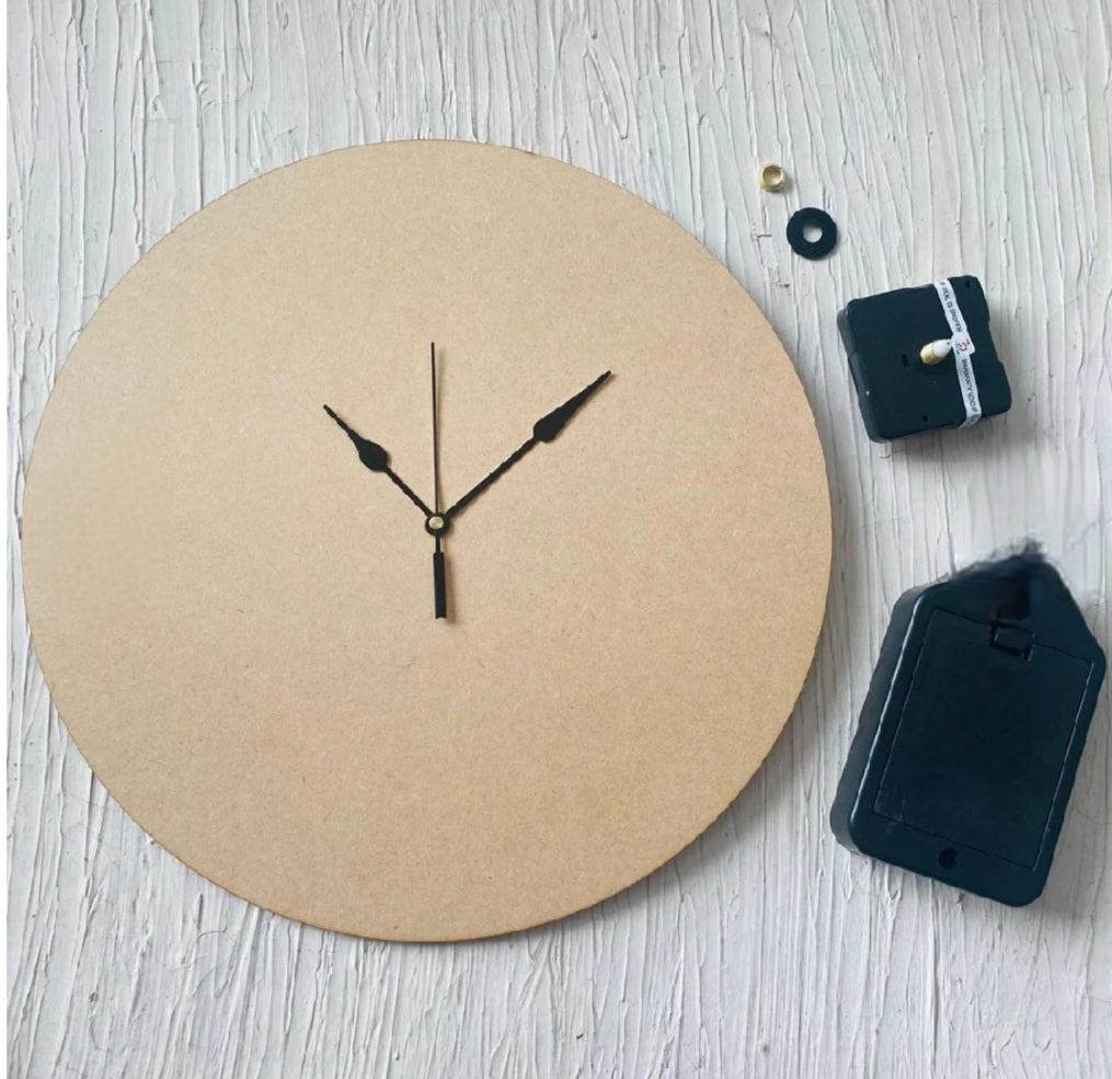 12" MDF Clock Set